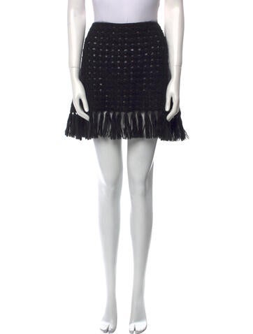 Burberry London Skirts Mohair Mini Skirt M