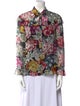 Burberry Silk Floral Print Blouse