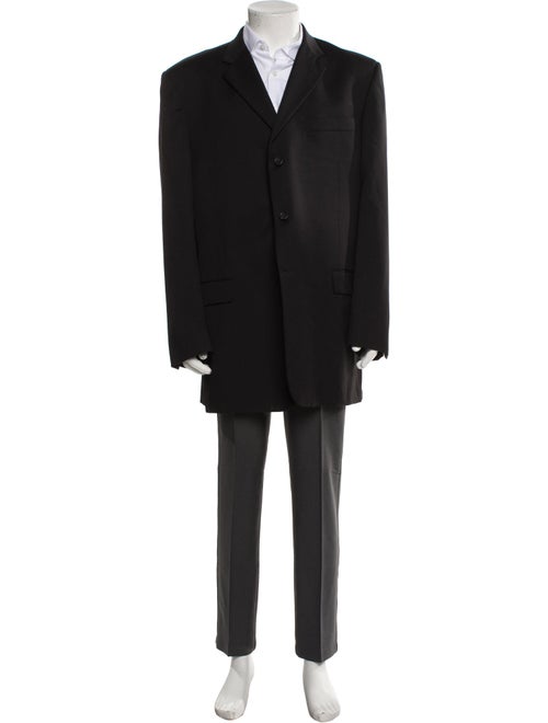 Burberry London Nova Check Pattern Wool Blazer