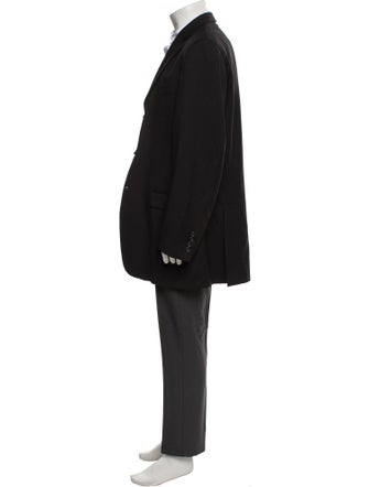 Burberry London Nova Check Pattern Wool Blazer