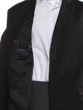 Burberry London Nova Check Pattern Wool Blazer