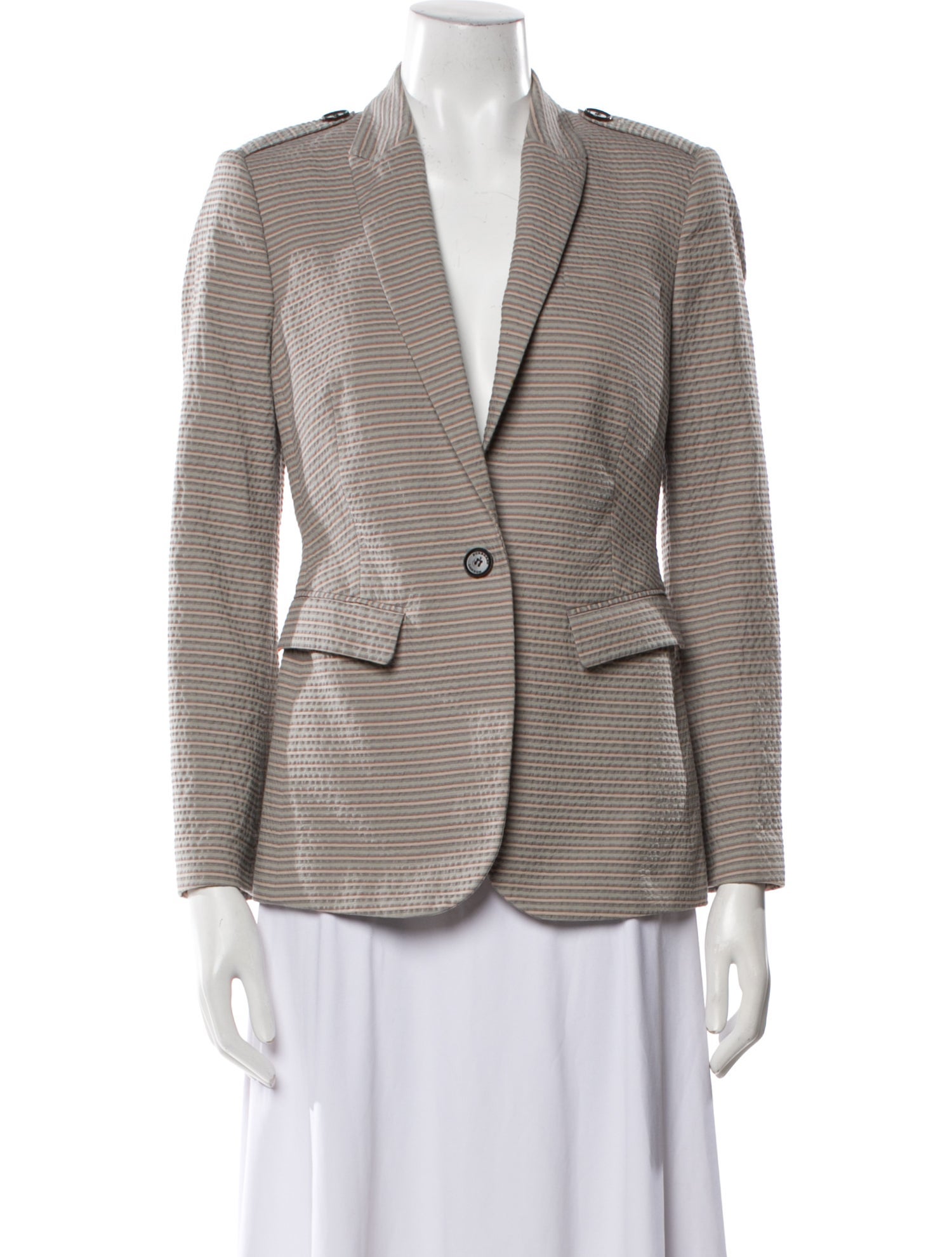 Burberry London Striped Blazer
