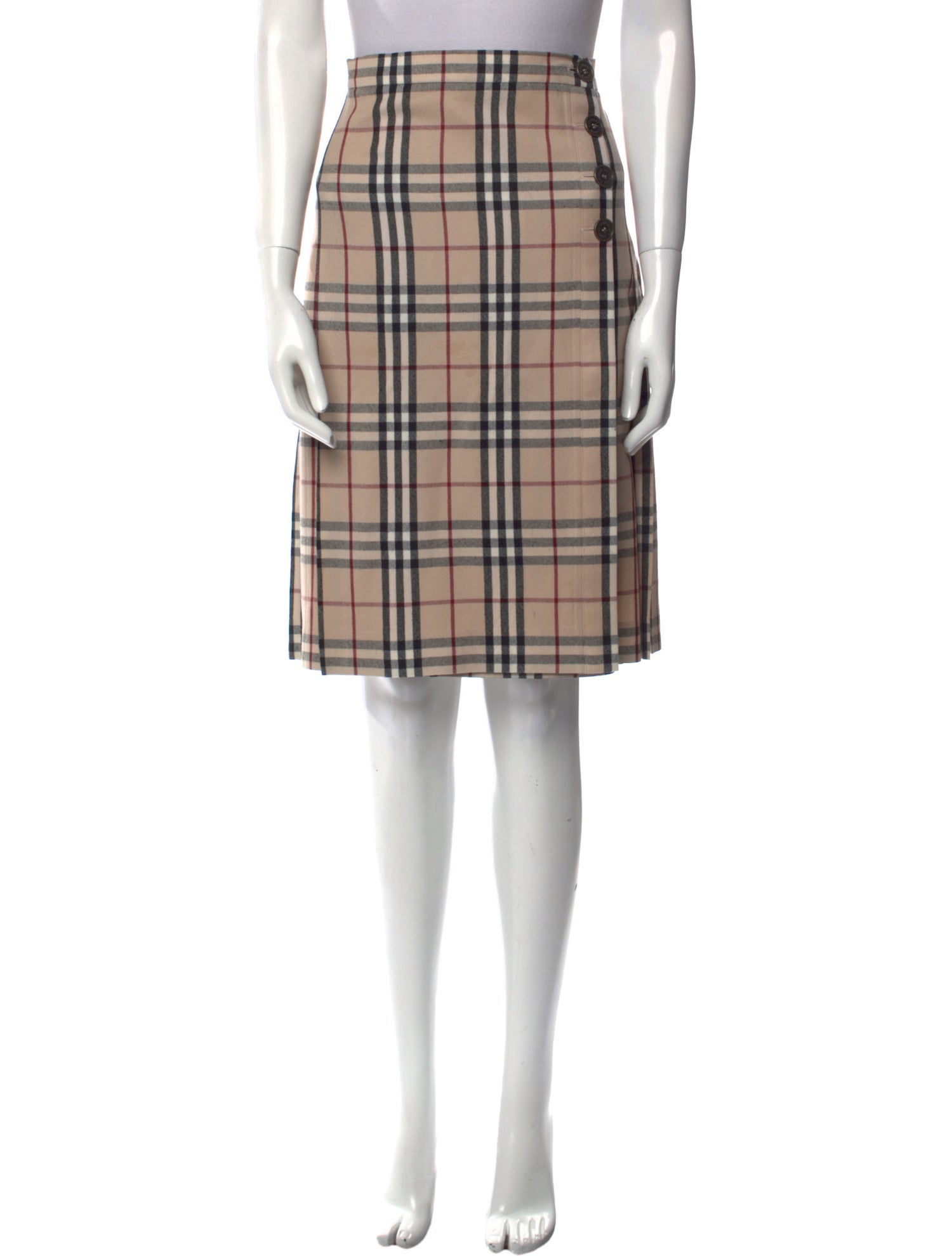 Burberry London Wool Mini Skirt