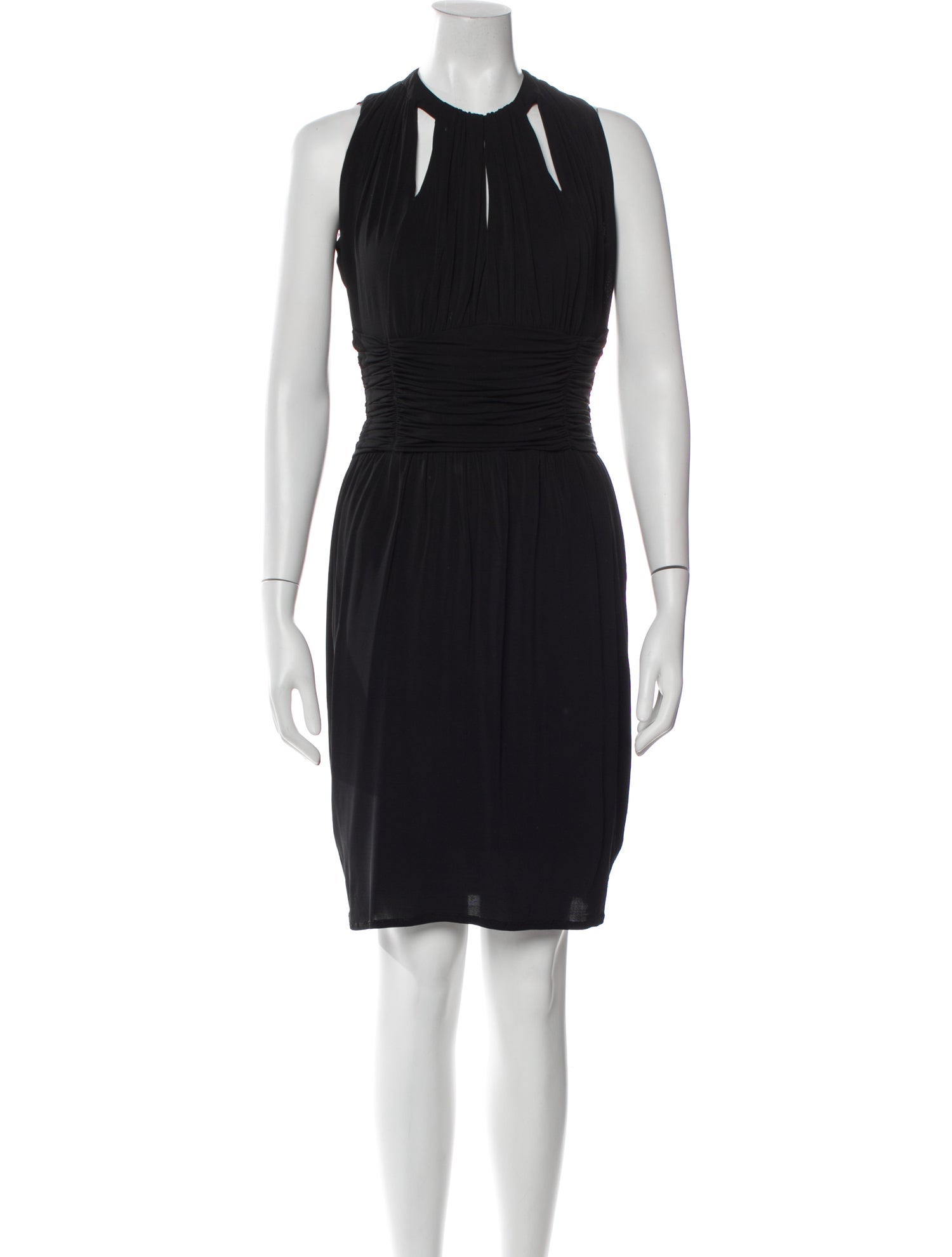 Burberry London Crew Neck Knee-Length Dress