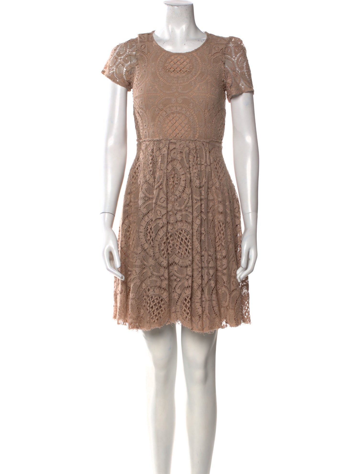 Burberry London Crew Neck Mini Dress