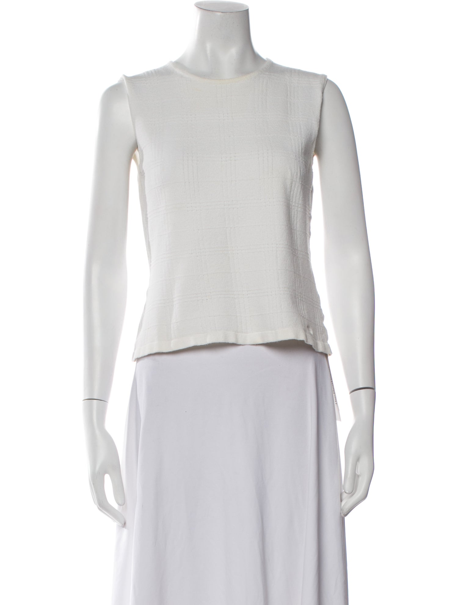 Burberry London Crew Neck Sleeveless Top