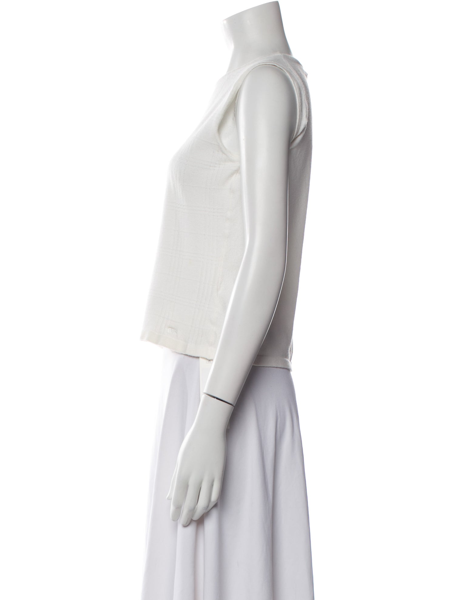 Burberry London Crew Neck Sleeveless Top