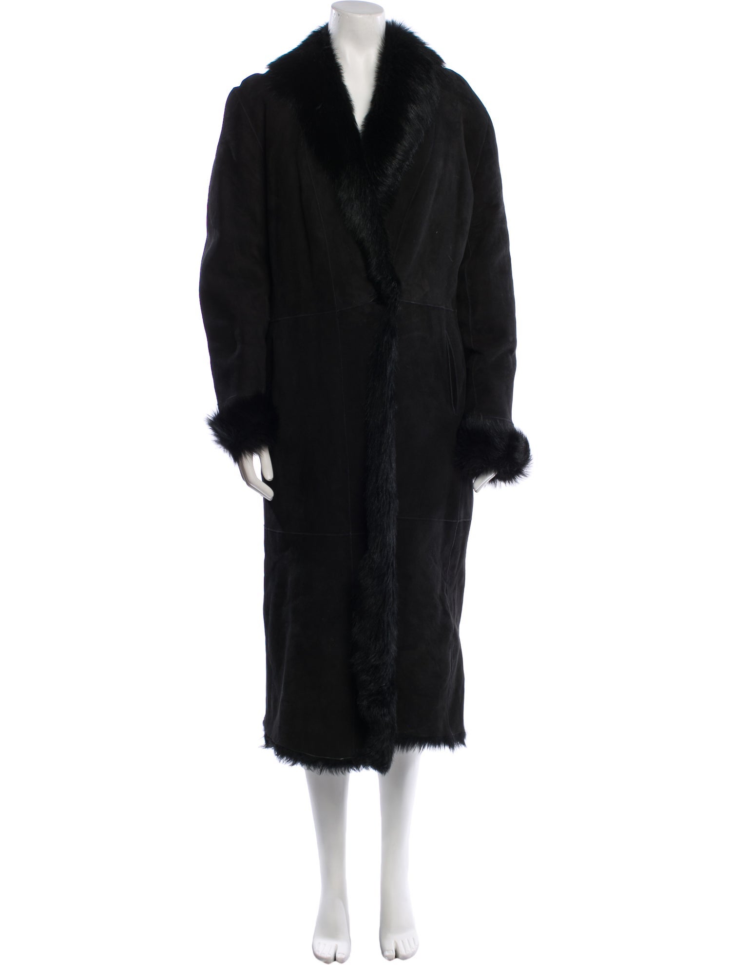 Burberry London Shearling Fur Coat