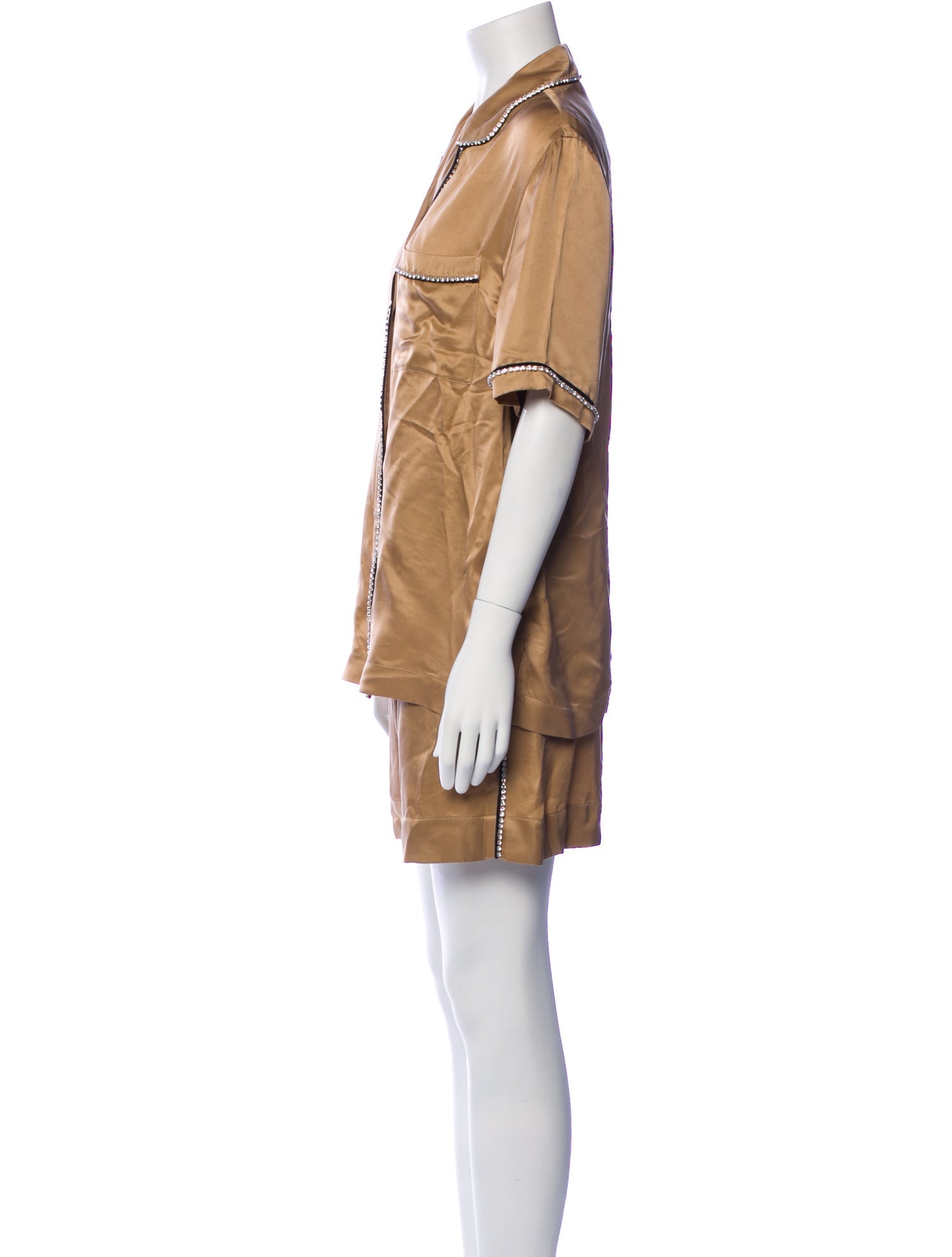 Burberry Crystal Embellishments Lounge Set