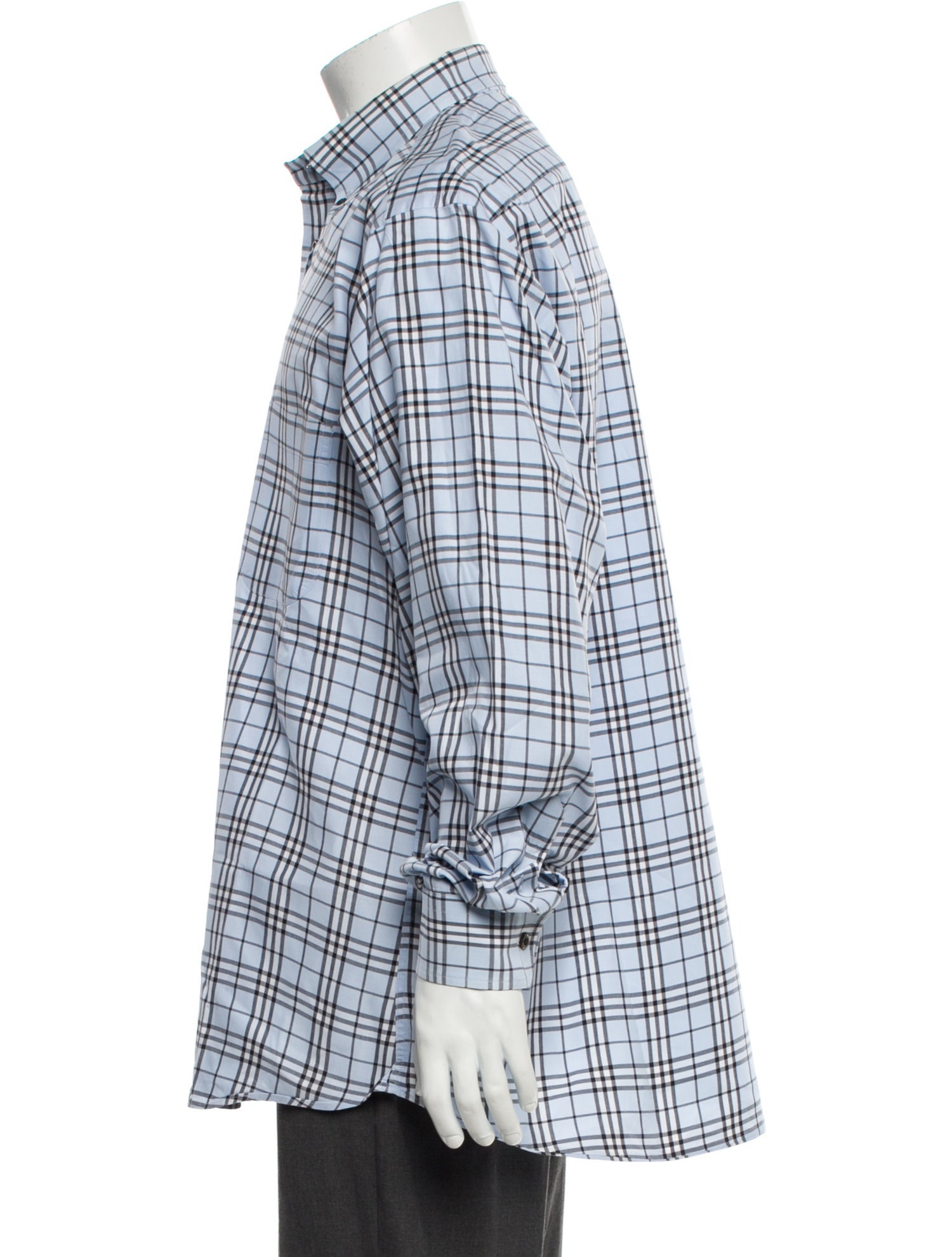 Burberry London Nova Check Pattern Long Sleeve Shirt
