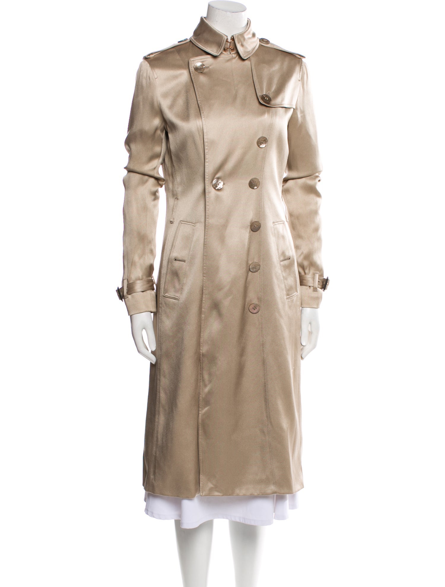 Burberry London Silk Trench Coat