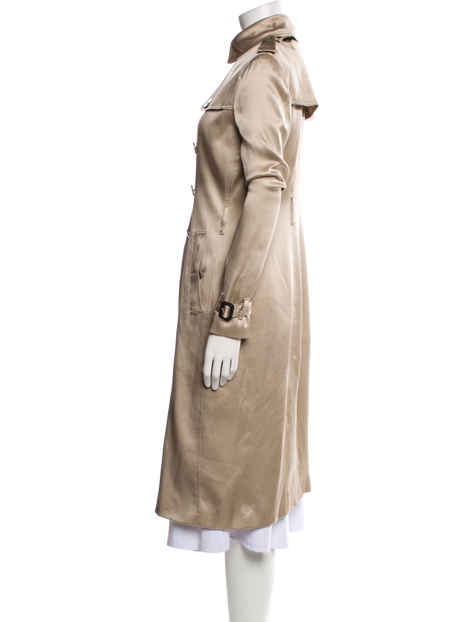 Burberry London Silk Trench Coat
