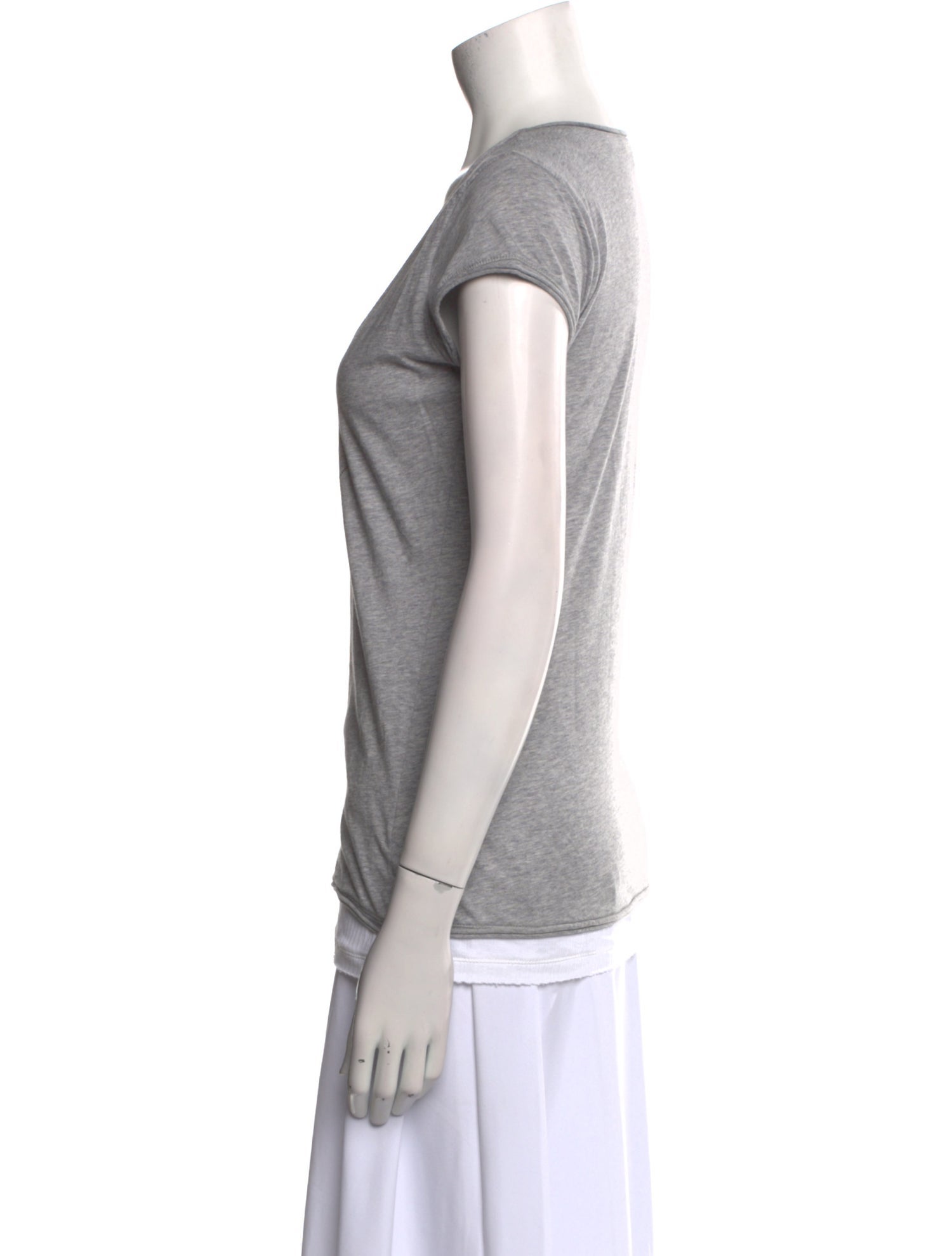 Burberry London Scoop Neck Short Sleeve T-Shirt