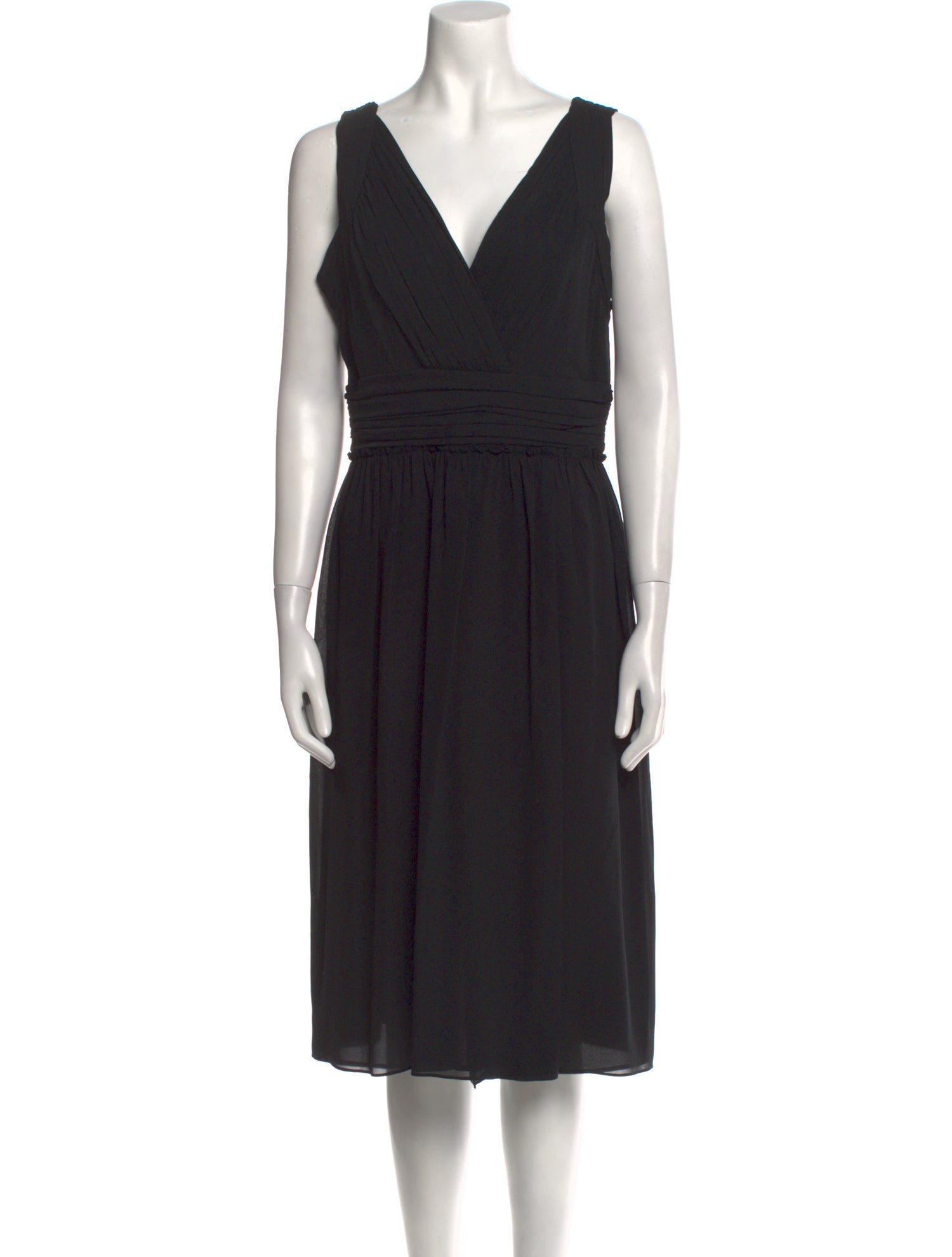 Burberry London Silk Midi Length Dress