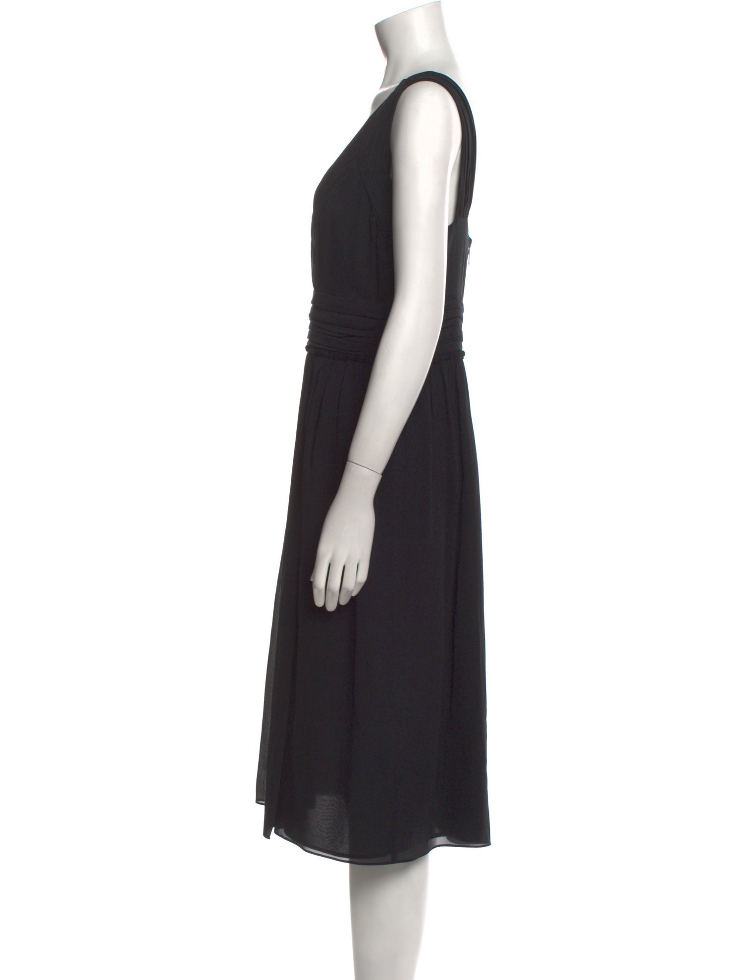 Burberry London Silk Midi Length Dress