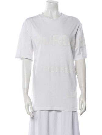 Burberry London Graphic Print Crew Neck T-Shirt