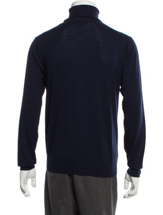 Burberry Exploded Check Pattern Turtleneck Pullover