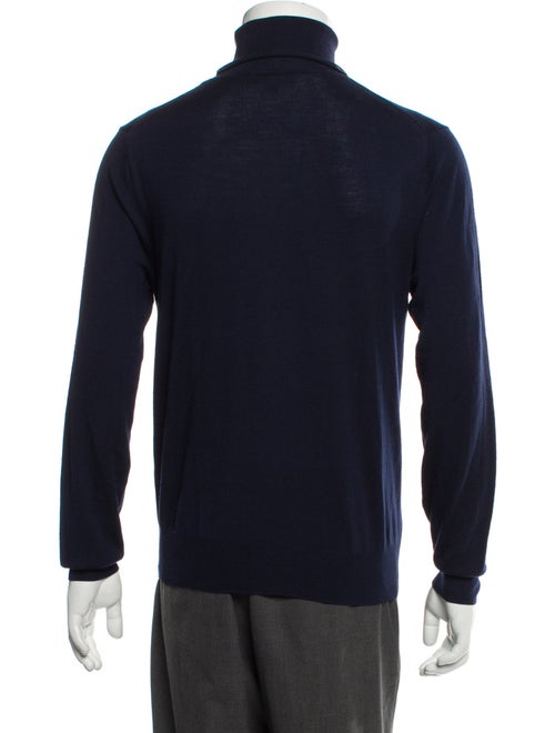 Burberry Exploded Check Pattern Turtleneck Pullover