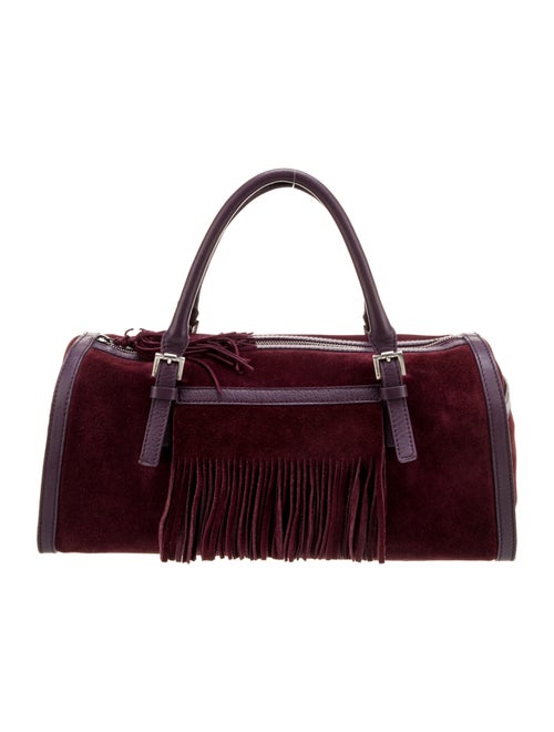 Burberry London Suede Top Handle Bag