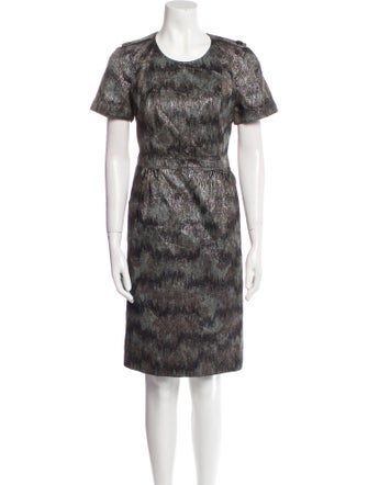 Burberry London Printed Knee-Length Dress