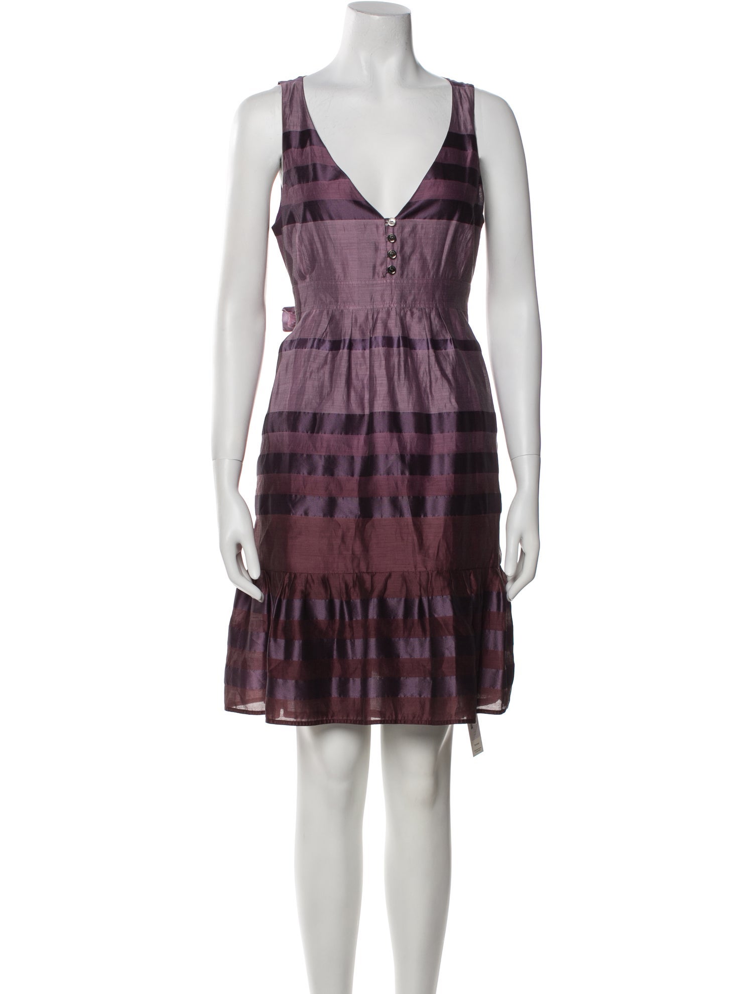 Burberry London Plaid Print Mini Dress