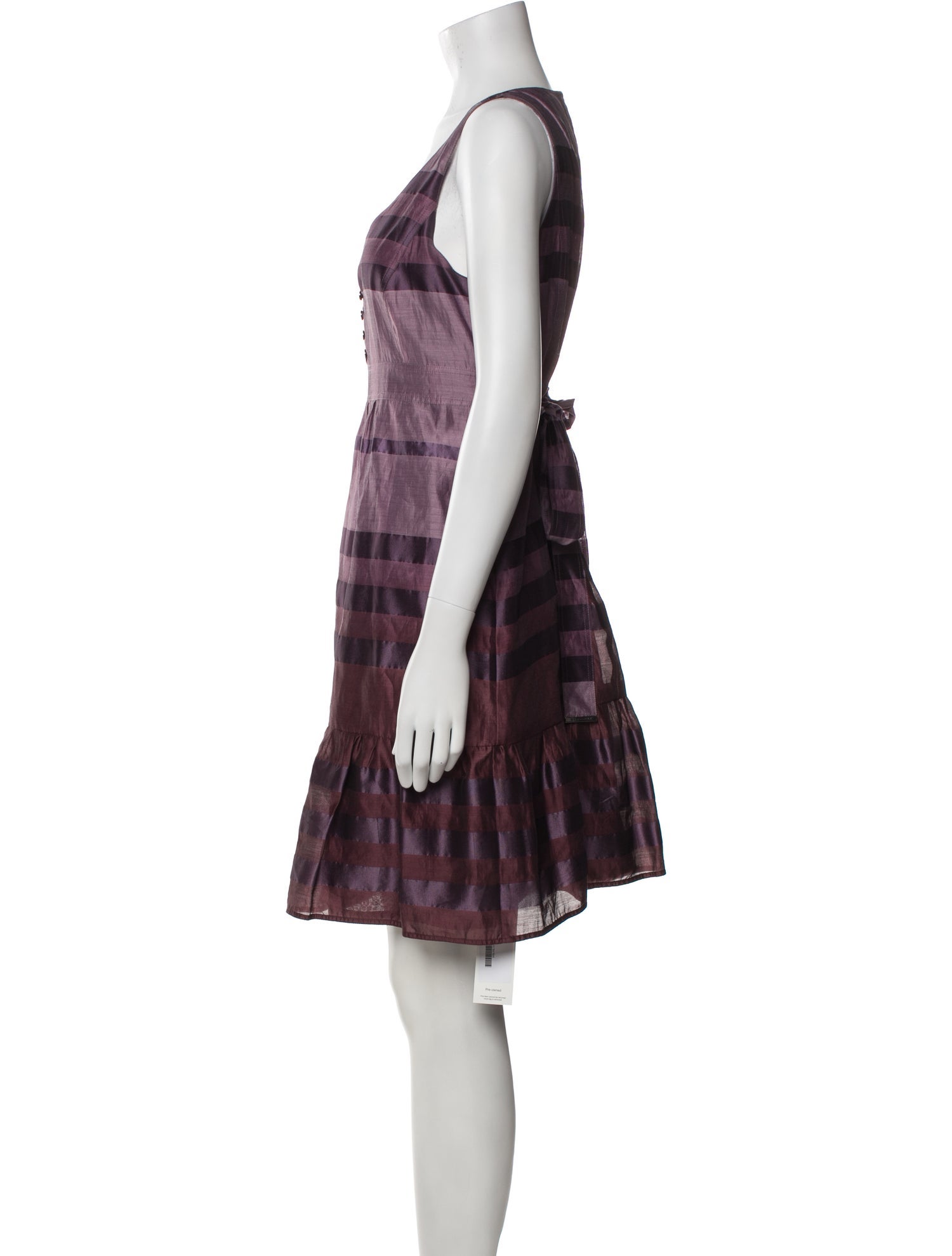 Burberry London Plaid Print Mini Dress