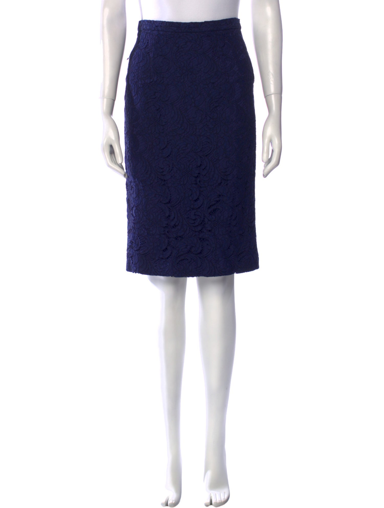 Burberry London Lace Knee-Length Skirt