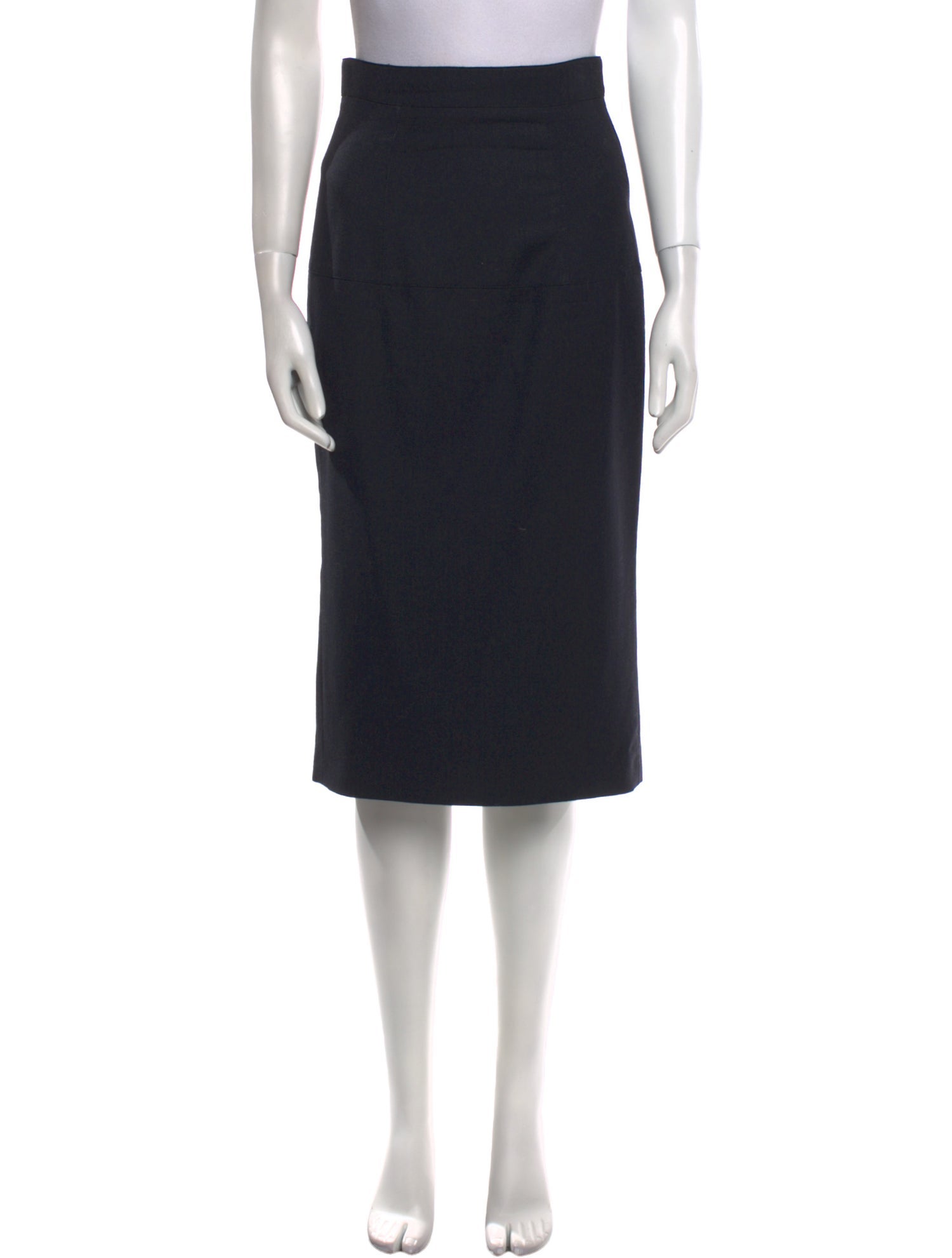 Burberry London Virgin Wool Knee-Length Skirt