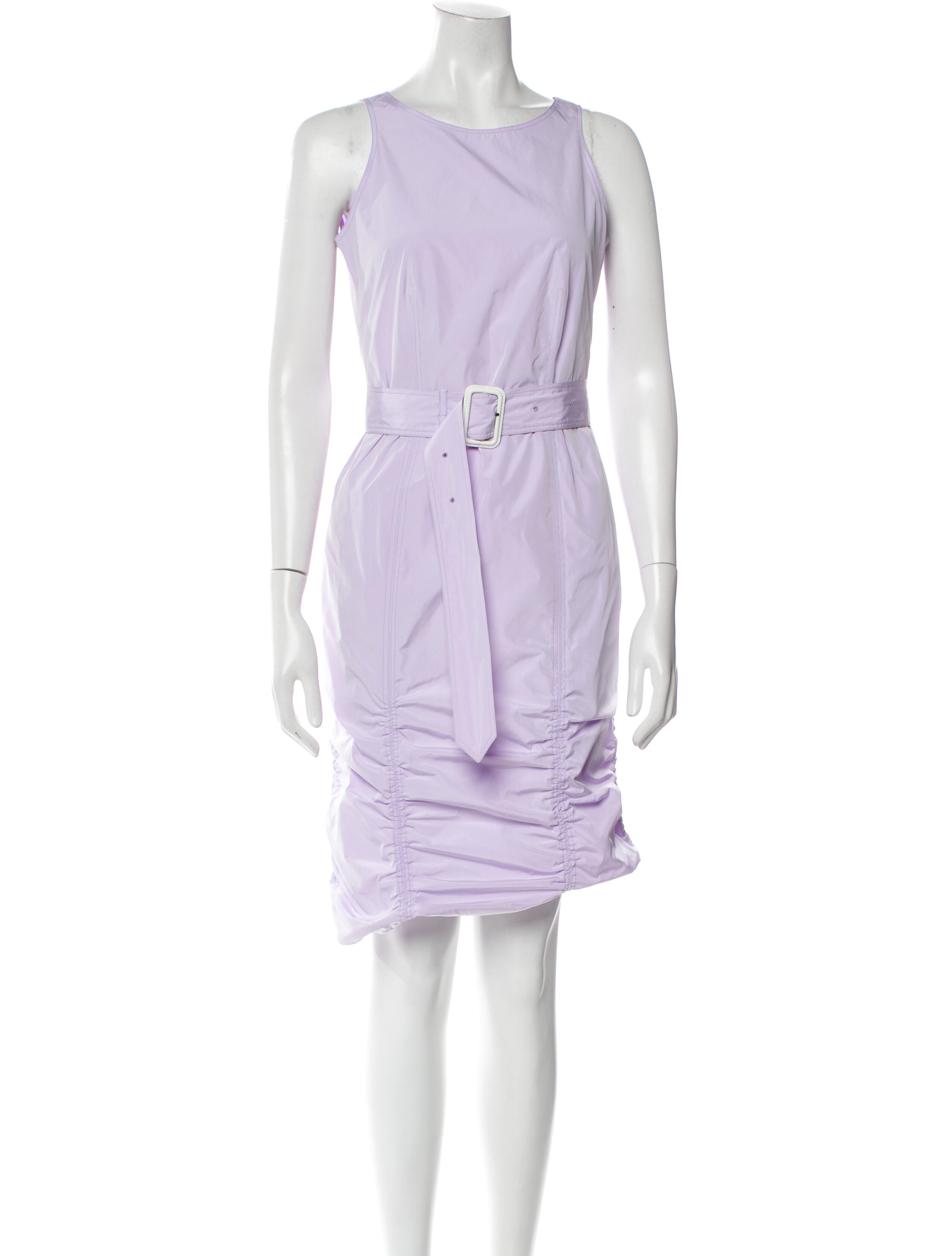 Burberry London Scoop Neck Knee-Length Dress