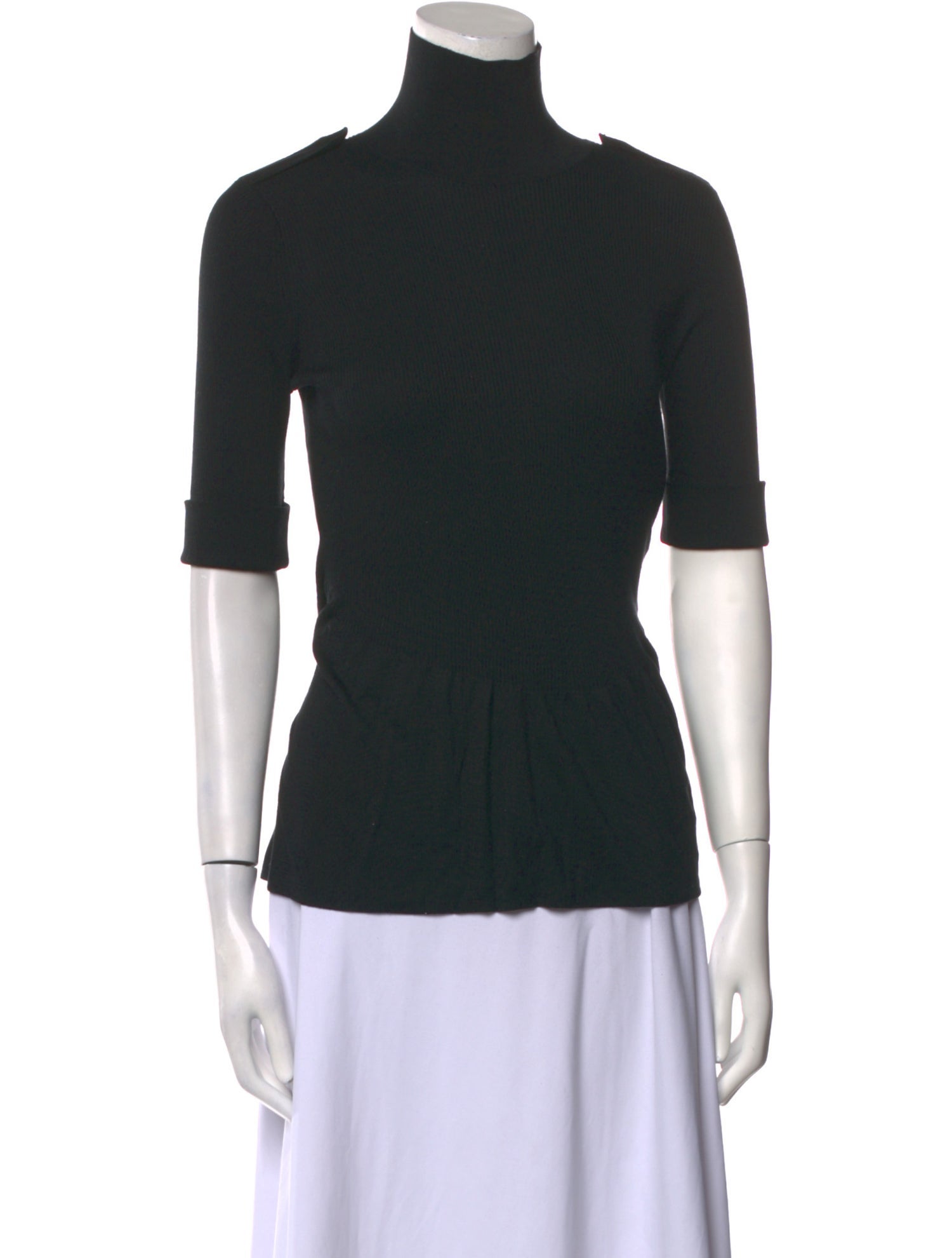 Burberry London Silk Turtleneck Top