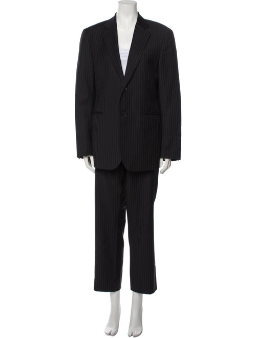 Burberry London Virgin Wool Striped Pantsuit