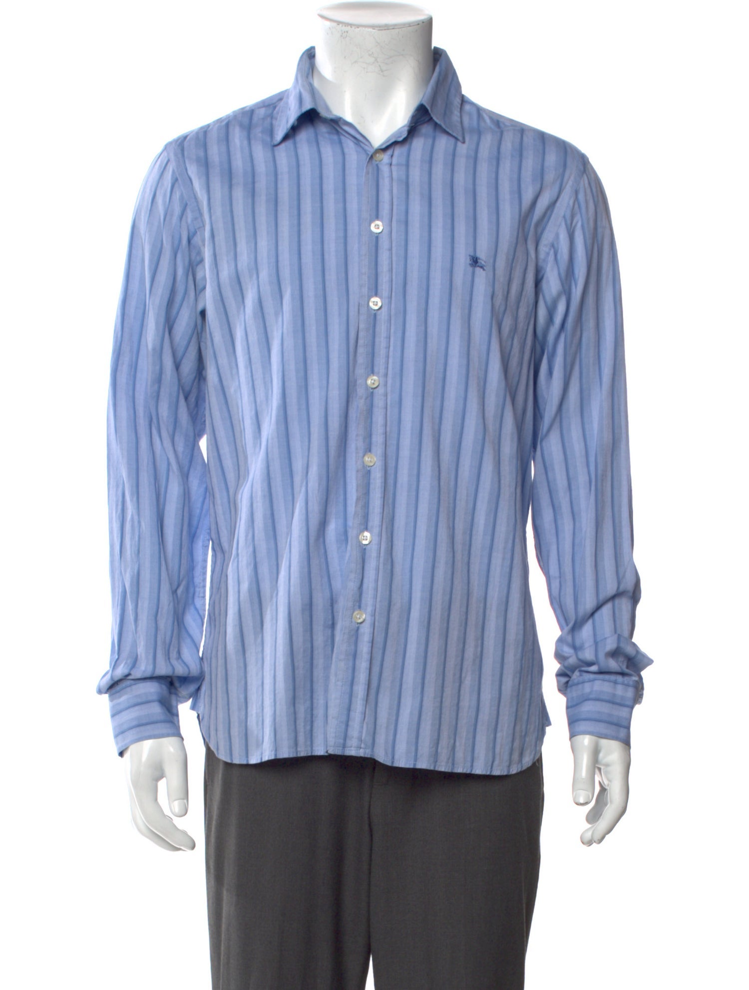 Burberry London Striped Long Sleeve Shirt