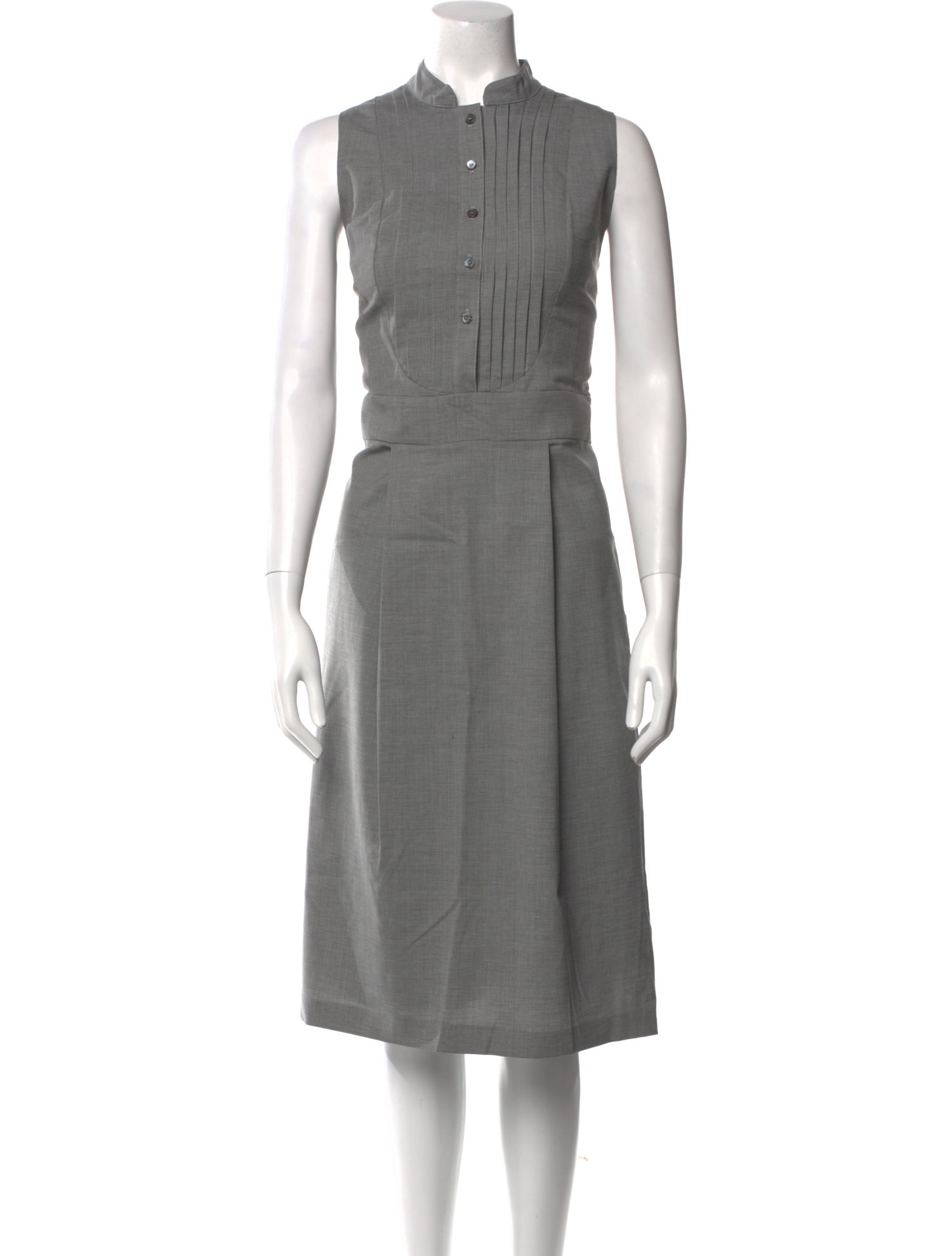 Burberry London Wool Midi Length Dress w/ Tags