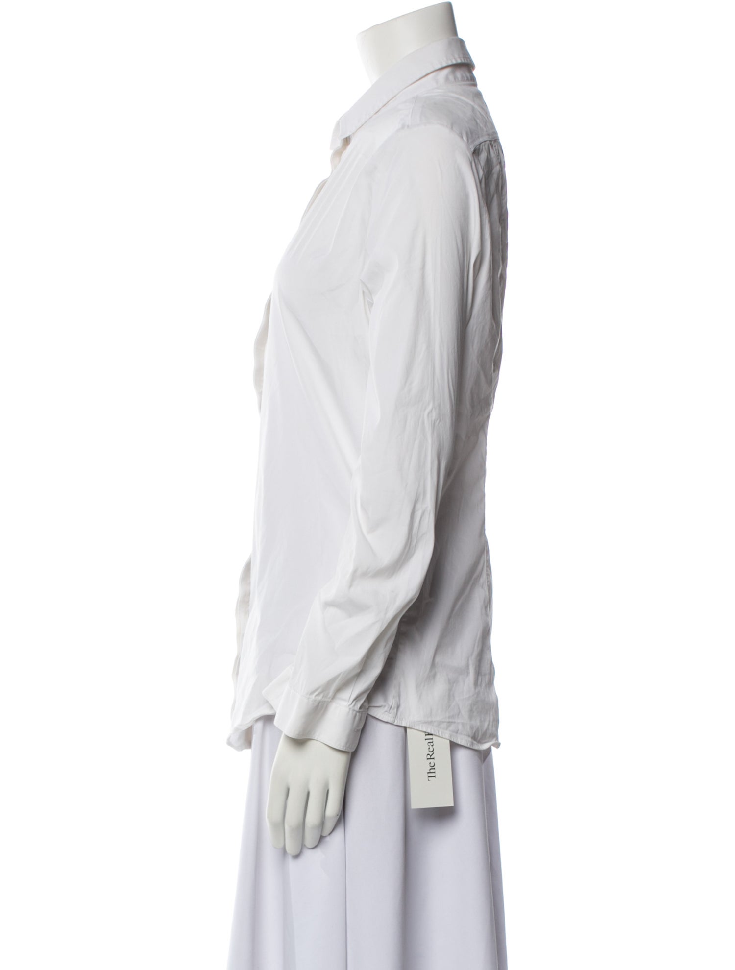 Burberry London Long Sleeve Button-Up Top