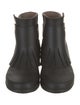 Burberry London Rubber Fringe Trim Accent Rain Boots