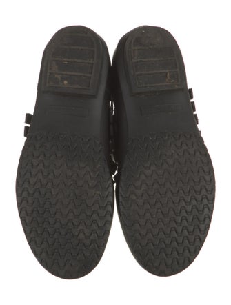 Burberry London Rubber Fringe Trim Accent Rain Boots