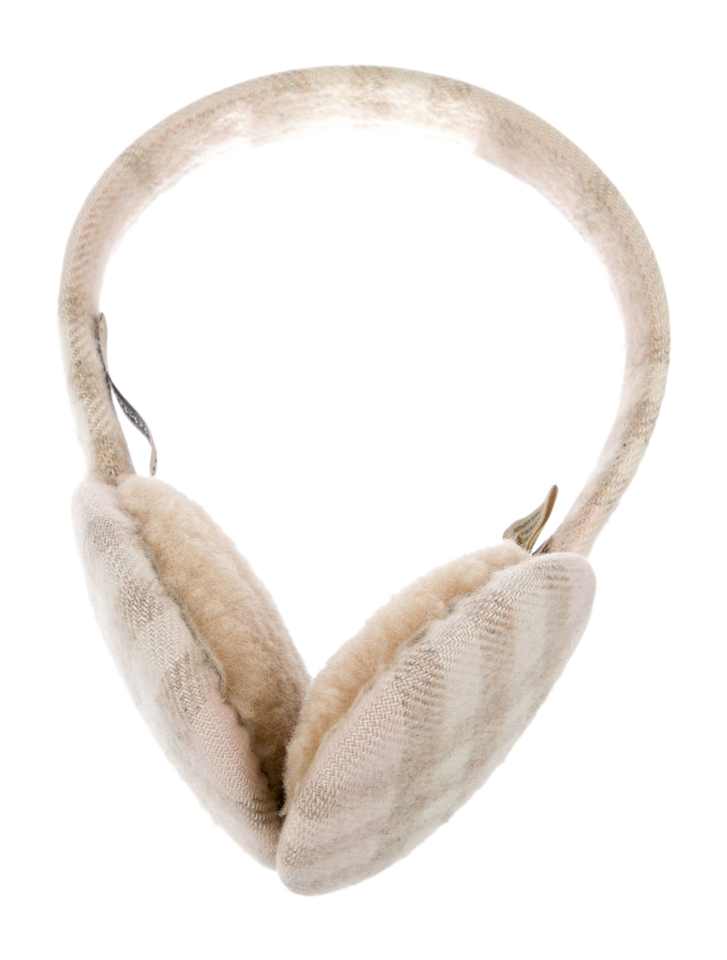 Burberry London Cashmere & Shearling Ear Muffs