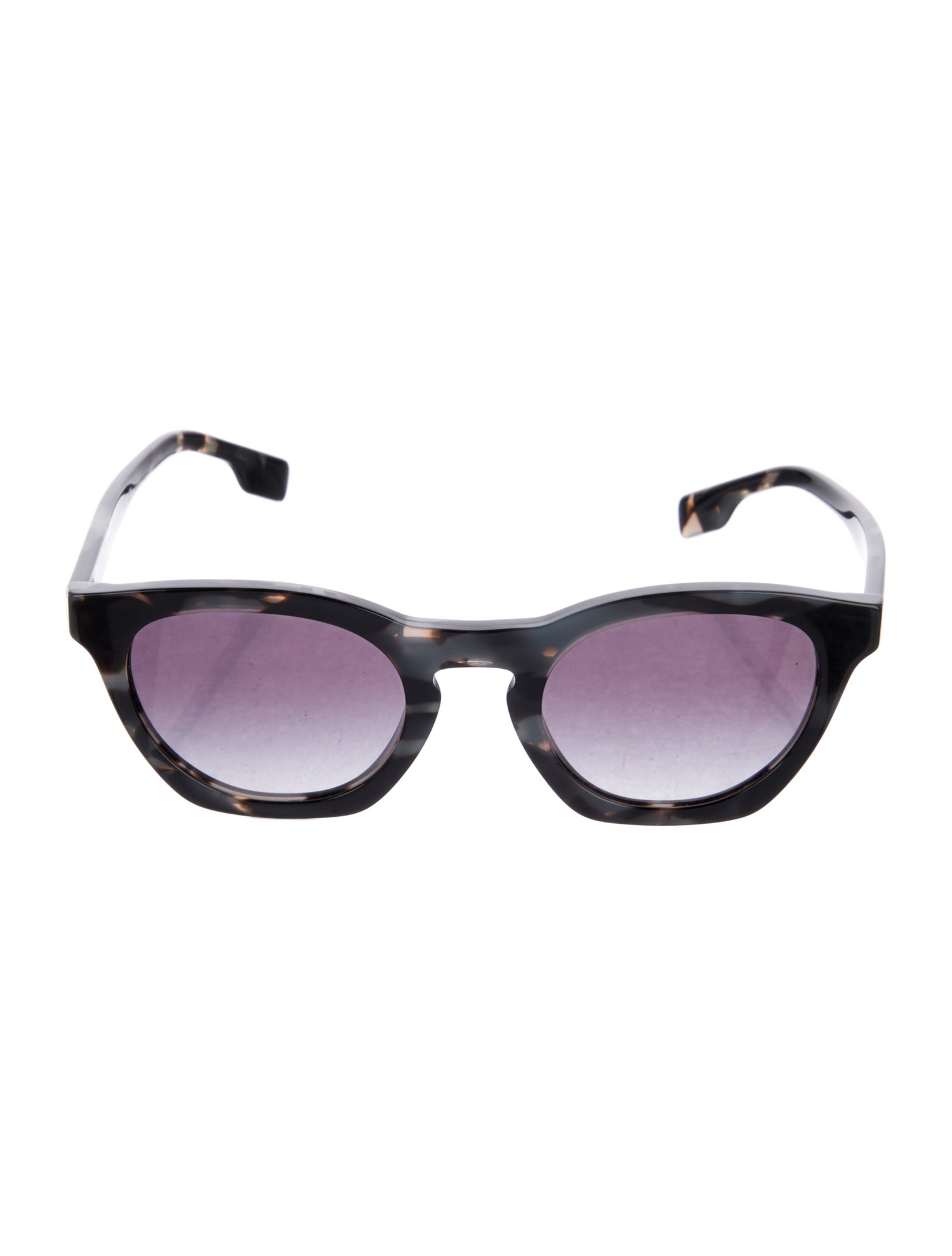 Burberry London TB Monogram Wayfarer Sunglasses