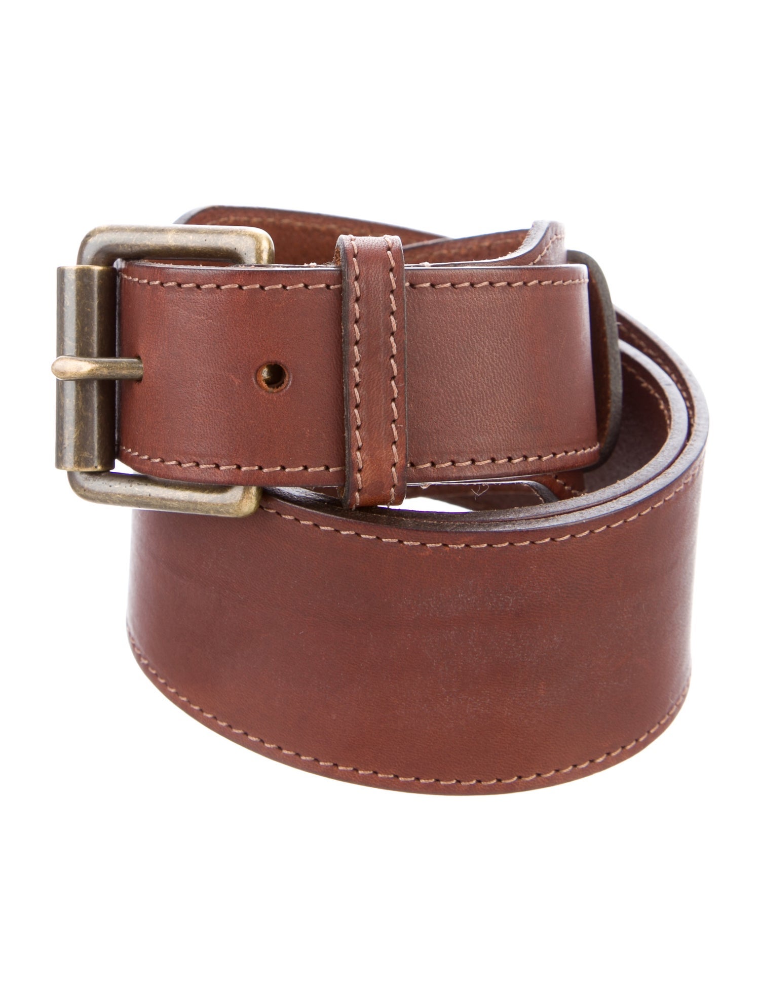 Burberry London Leather Belt - Brown Belts, Accessories  display picture 1