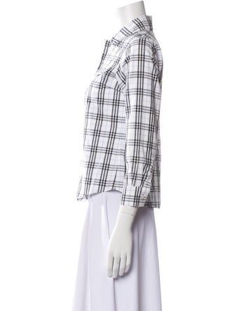 Burberry London Boys' Check Long Sleeve Button Up