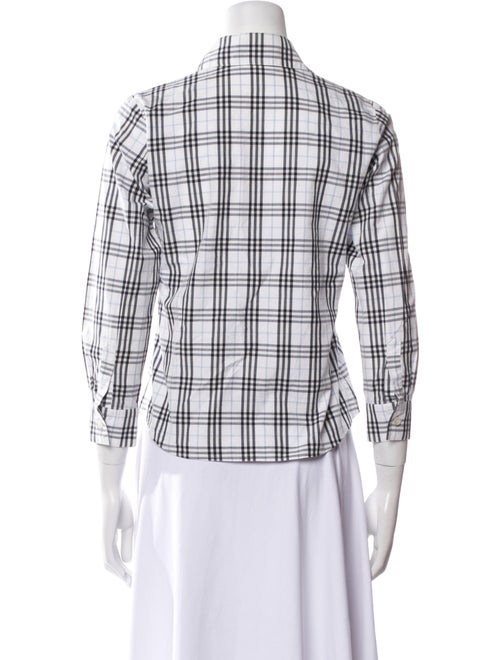 Burberry London Boys' Check Long Sleeve Button Up