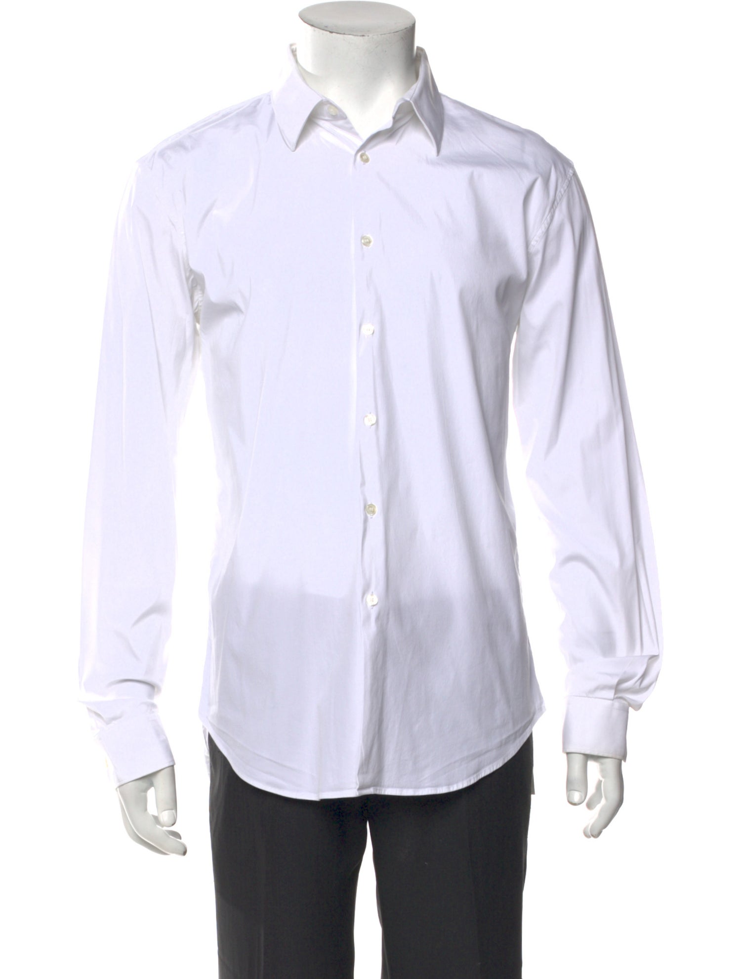Burberry London House Check Pattern Long Sleeve Dress Shirt