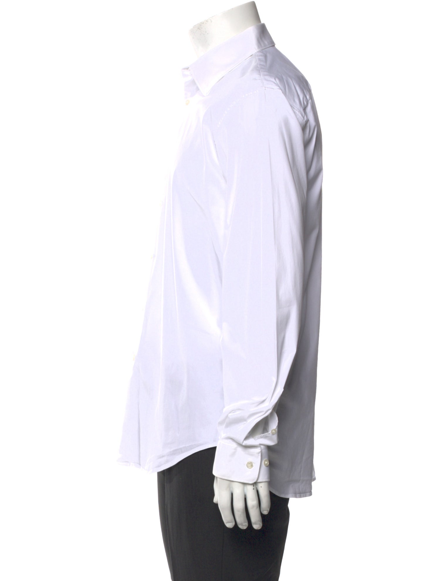 Burberry London House Check Pattern Long Sleeve Dress Shirt