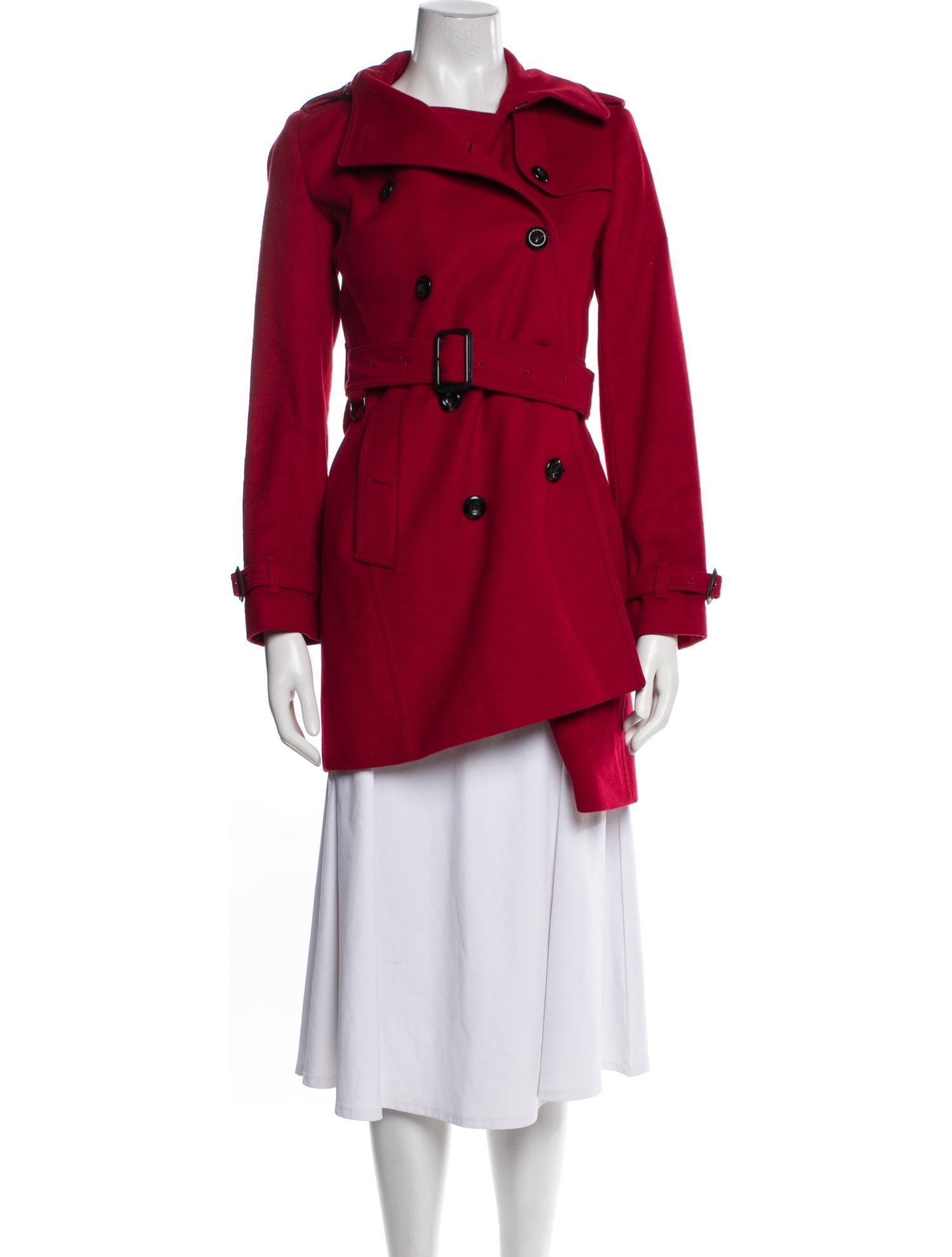 Burberry London Virgin Wool Trench Coat