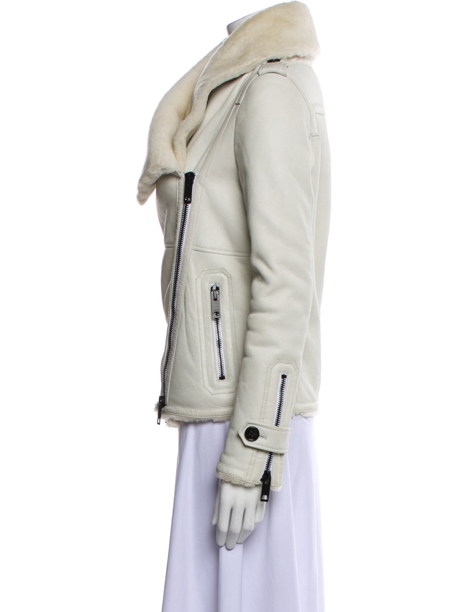 Burberry London Leather Biker Jacket