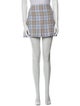 Burberry London Linen Mini Skirt