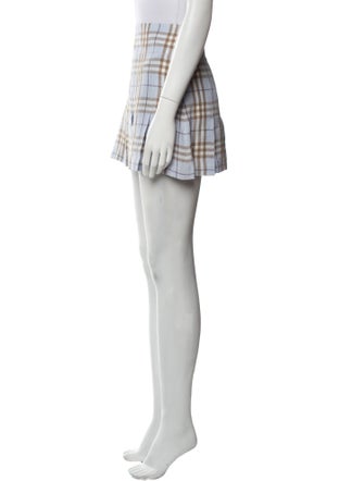 Burberry London Linen Mini Skirt