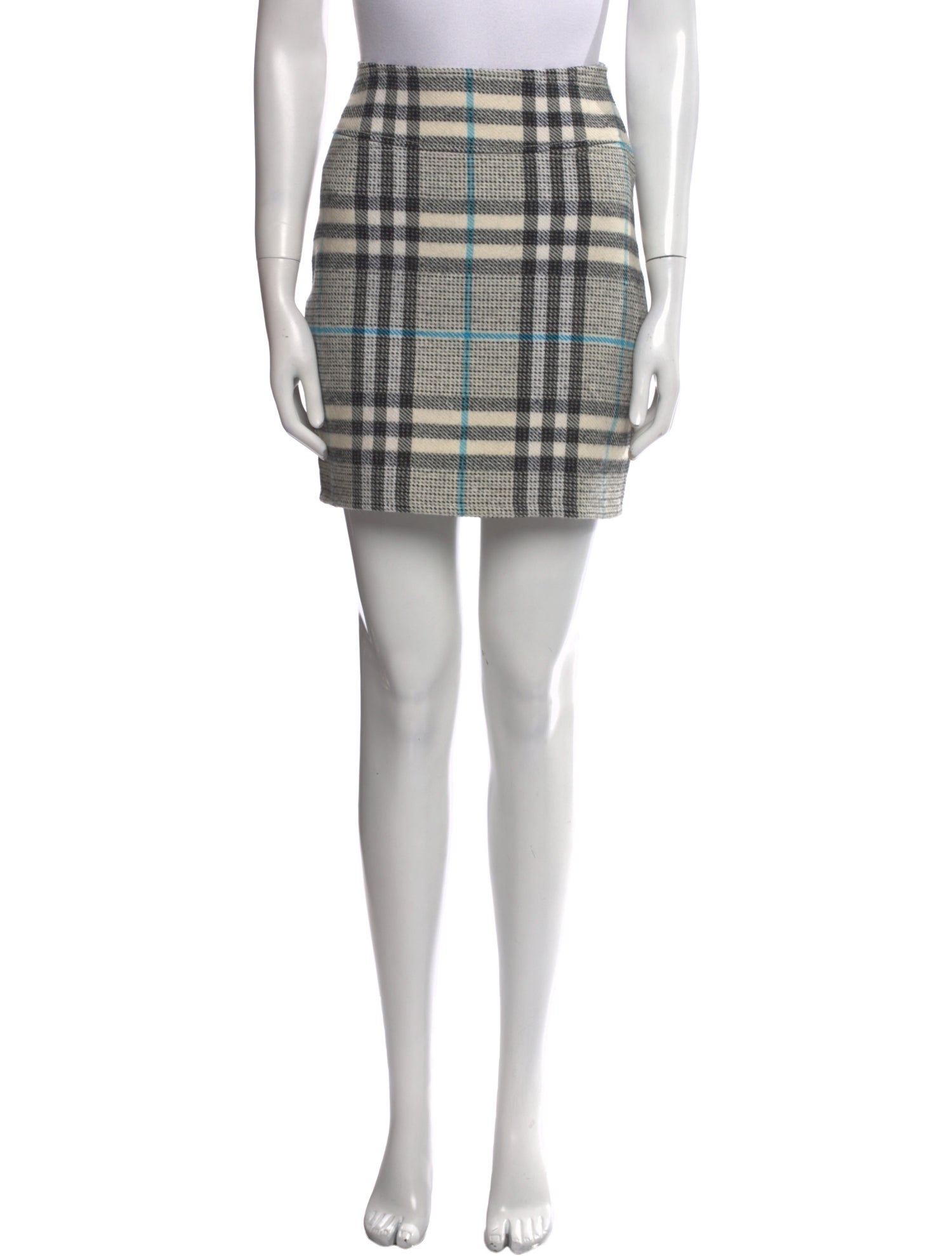 Burberry London Wool Mini Skirt