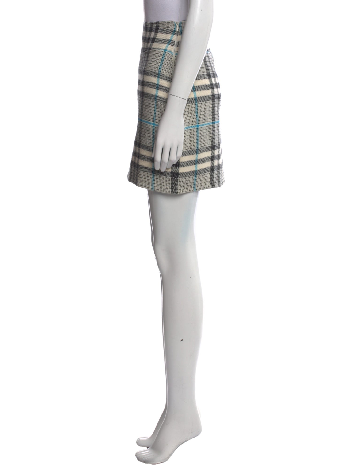 Burberry London Wool Mini Skirt