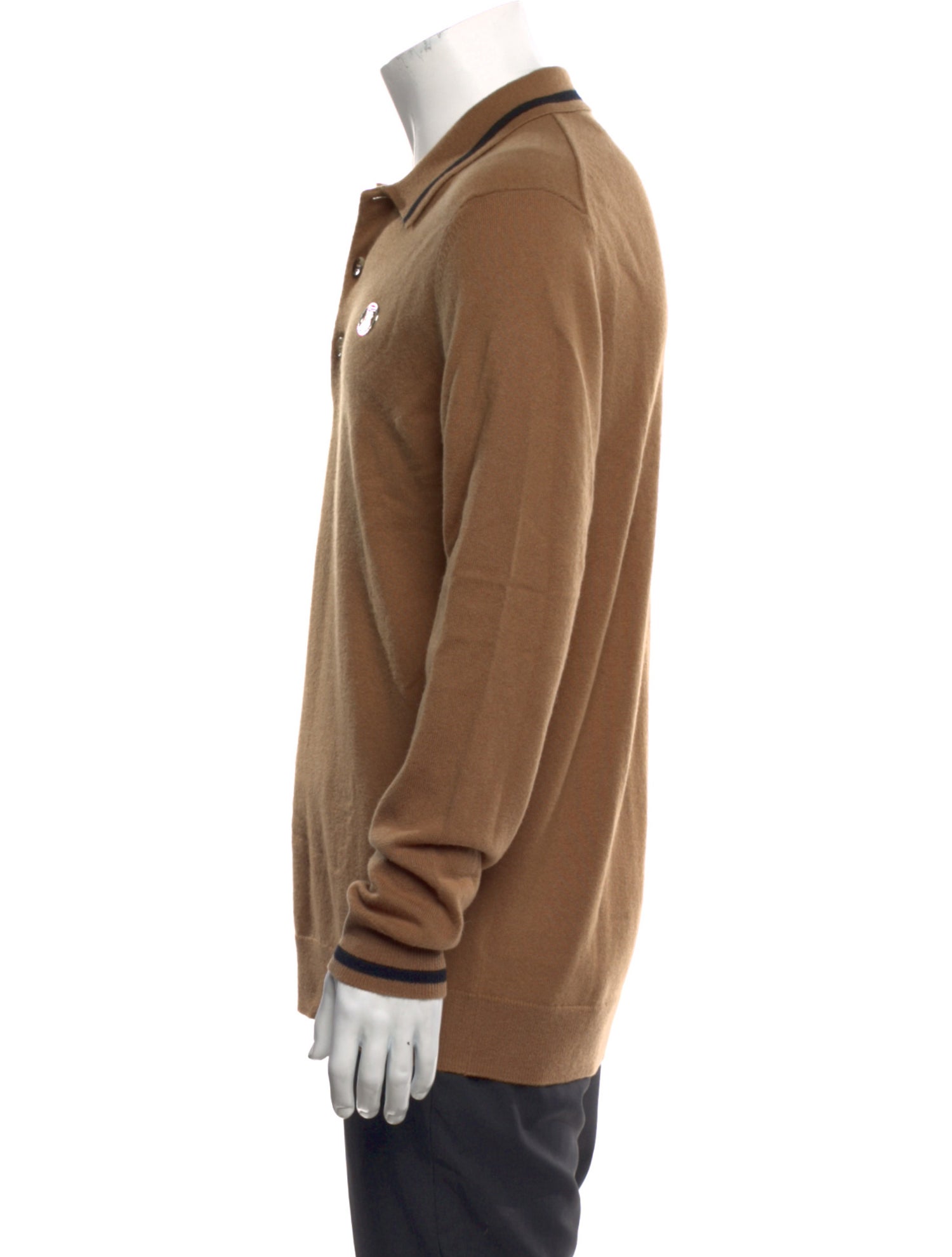 Burberry London Cashmere Collar Polo Sweater